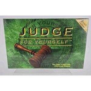 Pressman 1998 Judge For Yourself Courtroom Drama Board‎ Game - New & Sealed